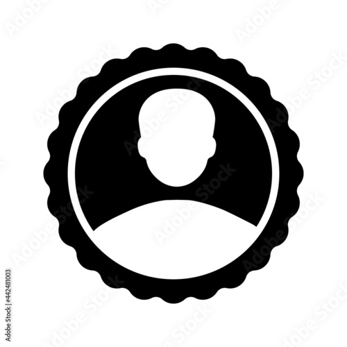 Ambassador icon vector set. Achievement illustration sign collection. user symbol.
