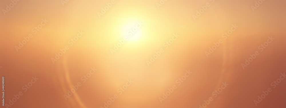 Obraz premium sunset sky gradient abstract sun light nature background