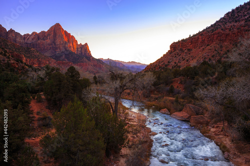 The Watchman at Sunset, Zion National Park, Utah