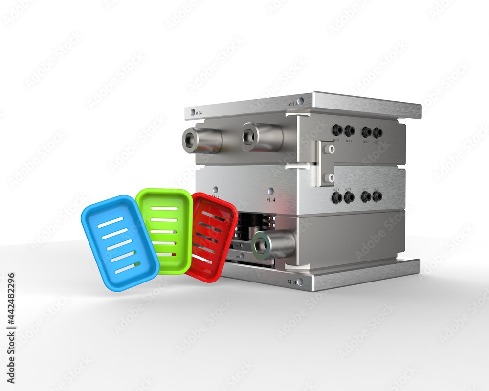 3D injection mold, plastic, resin, mold. Cups, boxes, toolboxes. The ...
