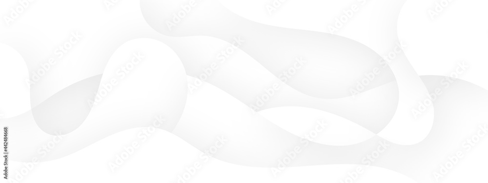 Fototapeta premium Abstract white and grey on light silver background modern design.