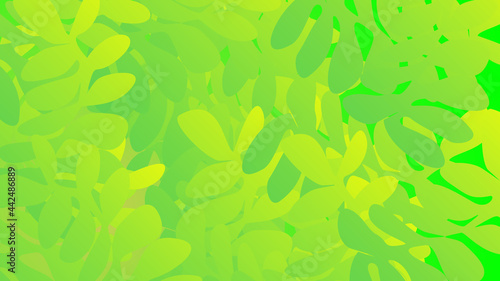 Abstract background of lush leaves. Vector background series, great for web design elements and backgrounds