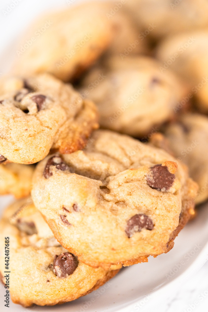 Baking cookies Baking cookies