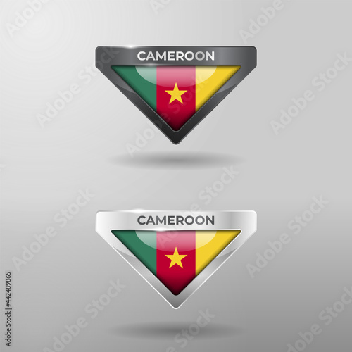3D Label, Tag and Location Pointer Flag Nation of Cameroon with Glossy Reflection Free Download 3D Label, Tag and Location Pointer Flag Nation of Cameroon with Glossy Reflection - GFXLoad