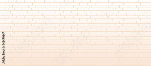 Vector graphics, texture brick wall pattern wall mural brick wall. Brick pattern (ID: 442490247)