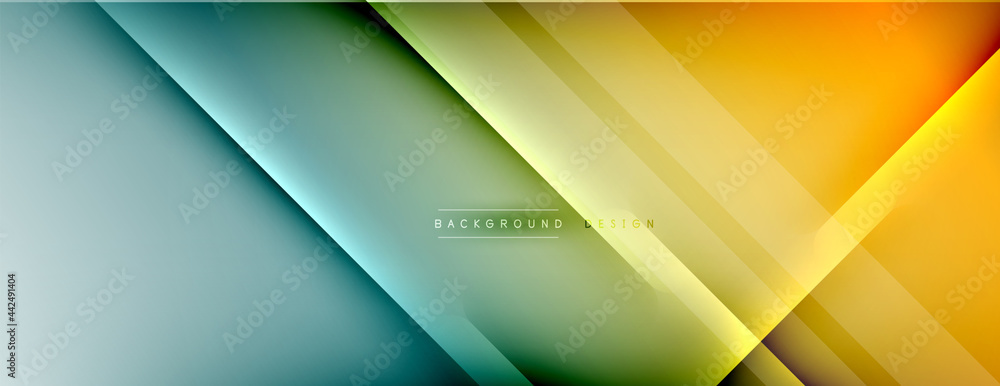 Abstract background - lines composition created with lights and shadows. Technology or business digital template. Trendy simple fluid color gradient abstract background with dynamic Abstract background - lines composition created with lights and shadows. Technology or business digital template. Trendy simple fluid color gradient abstract background with dynamic