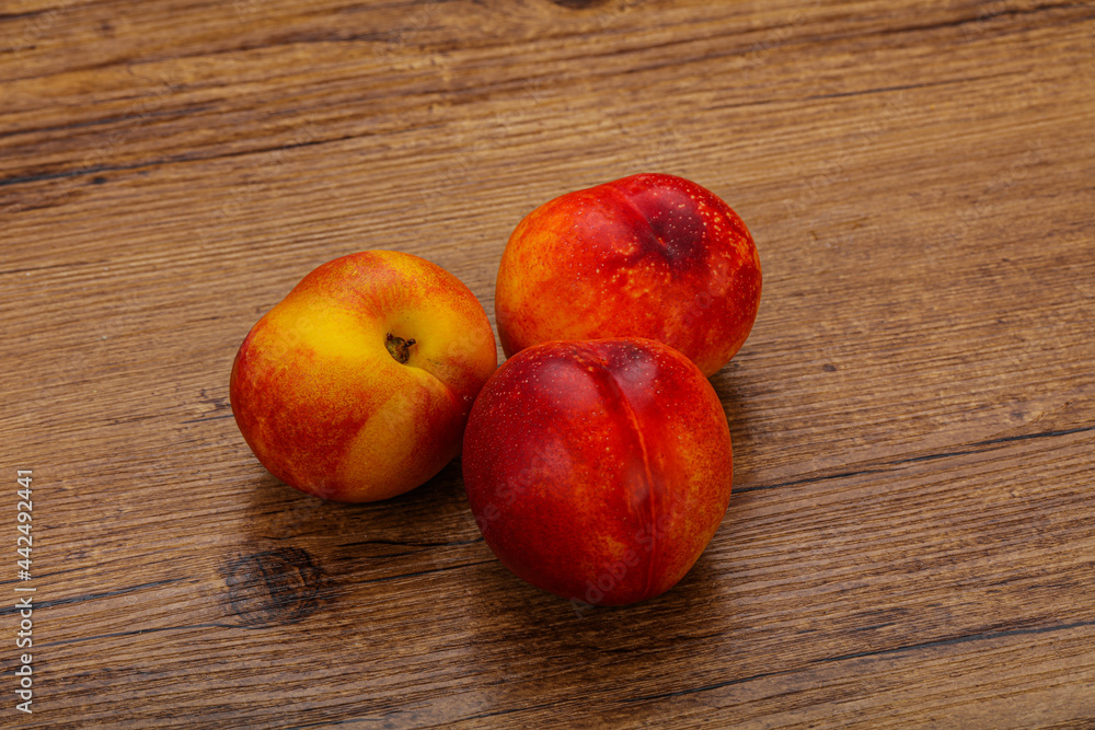 Ripe sweet tasty Nectarine fruit Ripe sweet tasty Nectarine fruit