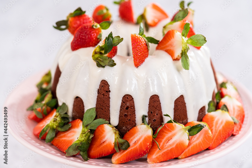 Red velvet bundt cake Red velvet bundt cake