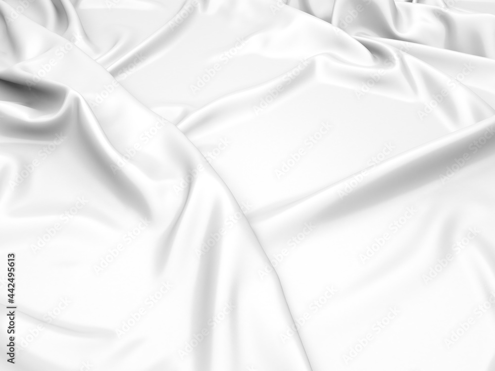 Obraz premium Abstract white fabric texture background