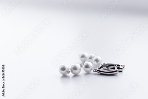 Wedding balls on a gray background