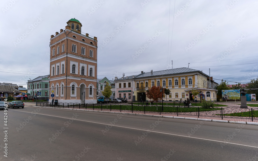 Architecture of Murom, a city in Russia. 