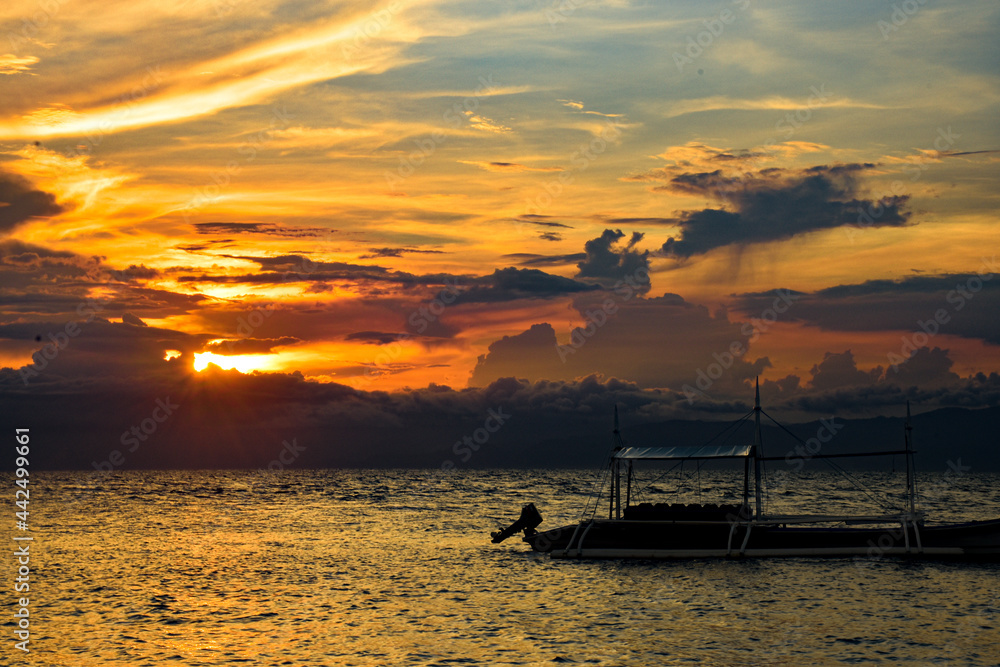 Sunset in the Philippines