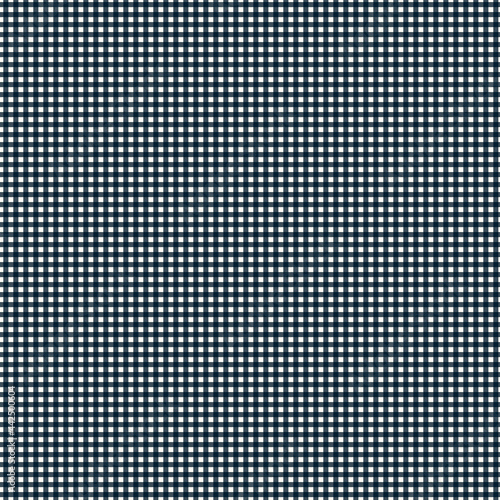 Seamless checkered pattern with trendy black and white gingham checks for wrapping paper, clothing, textile and other design projects