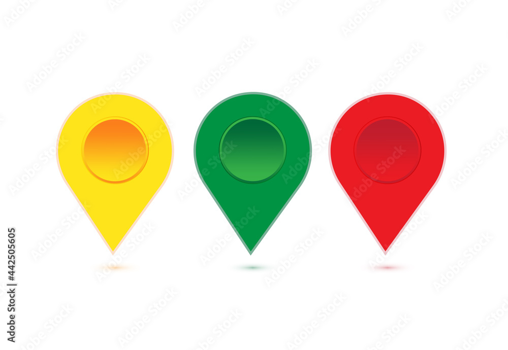 Location Map pin gps pointer markers for destination icons art illustration Location Map pin gps pointer markers for destination icons art illustration