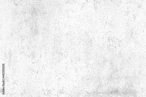 White or gray blank grunge concrete or cement wall texture abstract background