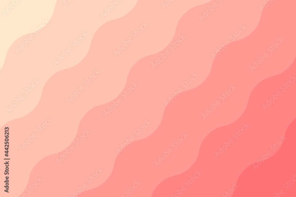 Cream and pink gradient background. Organic shape. Abstract background