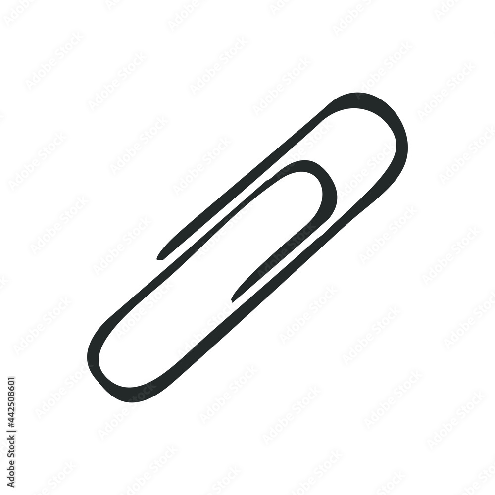 Clip Icon Silhouette Illustration. Office Tool Vector Graphic Pictogram Symbol Clip Art. Doodle Sketch Black Sign. Clip Icon Silhouette Illustration. Office Tool Vector Graphic Pictogram Symbol Clip Art. Doodle Sketch Black Sign.