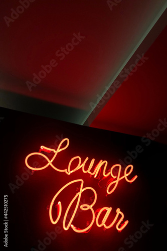 sign with lights