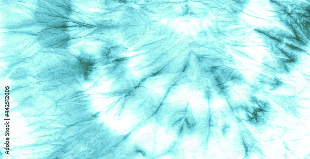 Mint Tie Dye. Dyed Batik Shirt Pattern. Cotton Mint Tie Dye. Dyed Batik Shirt Pattern. Cotton