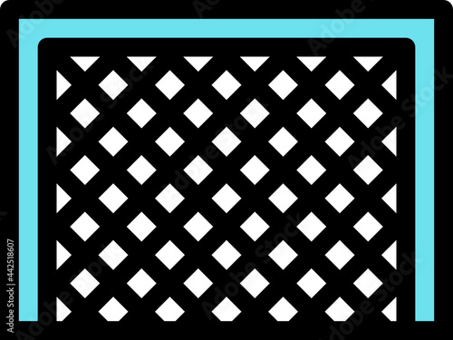 goal keeper color outline icon
