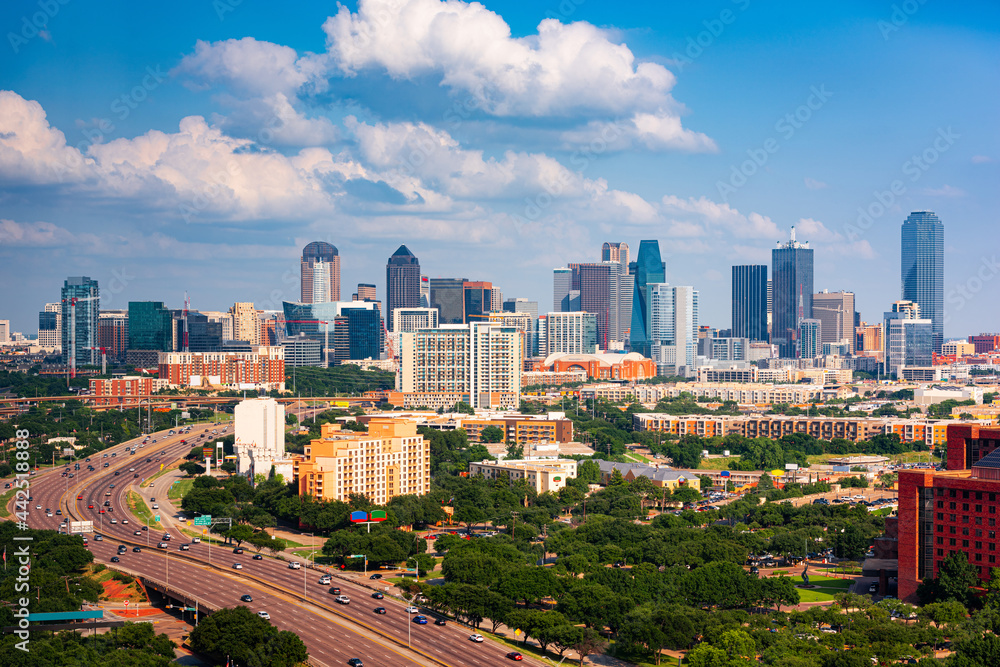 Dallas, Texas, USA Downtown Skyline