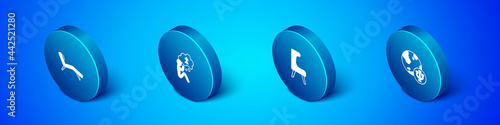 Set Isometric Armchair, , Psychology, Psi and Man graves funeral sorrow icon. Vector