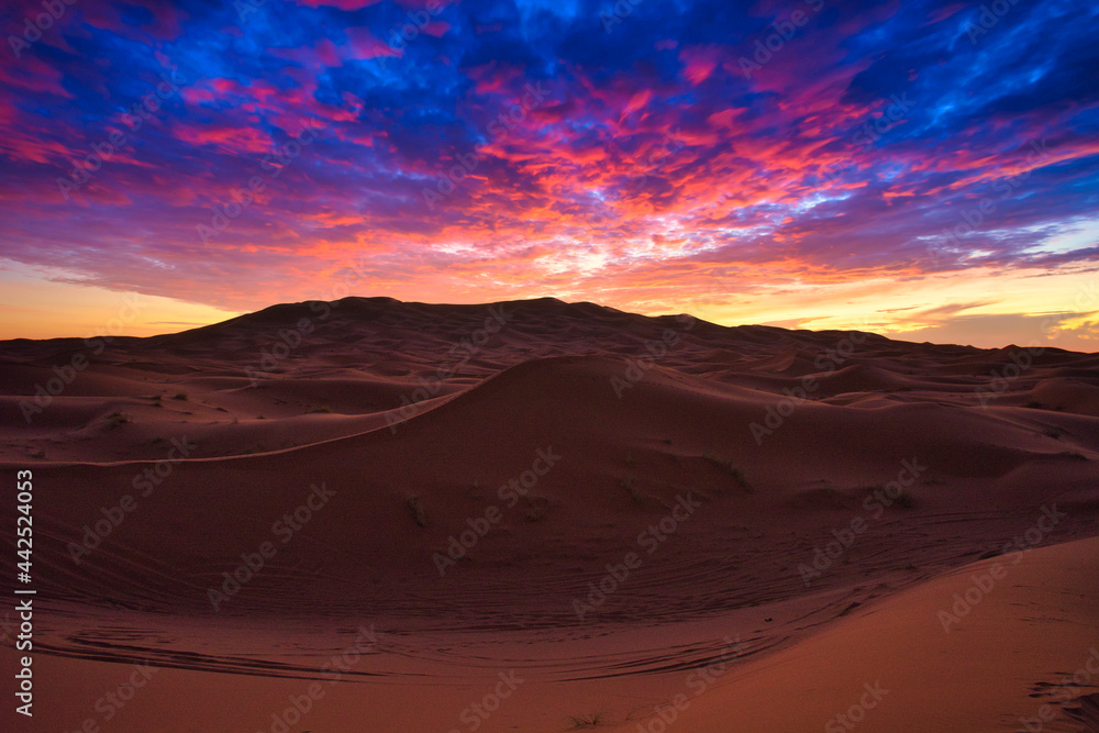 モロッコのサハラ砂漠