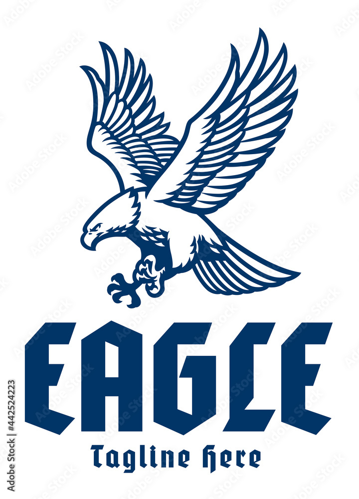 flying eagle mascot