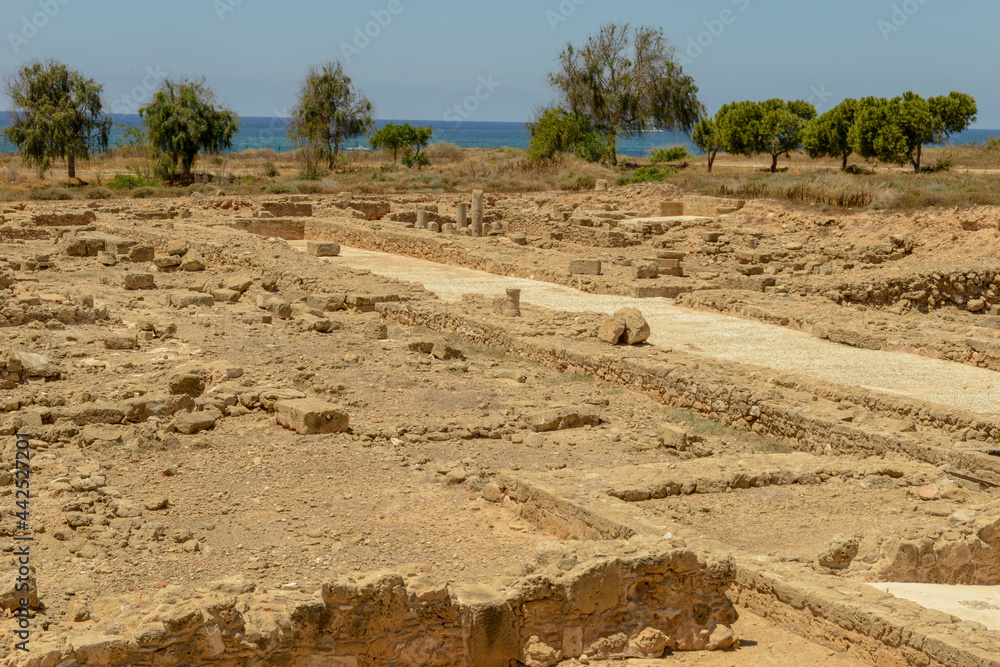 Kato Paphos archaeological park in Paphos city on Cyprus