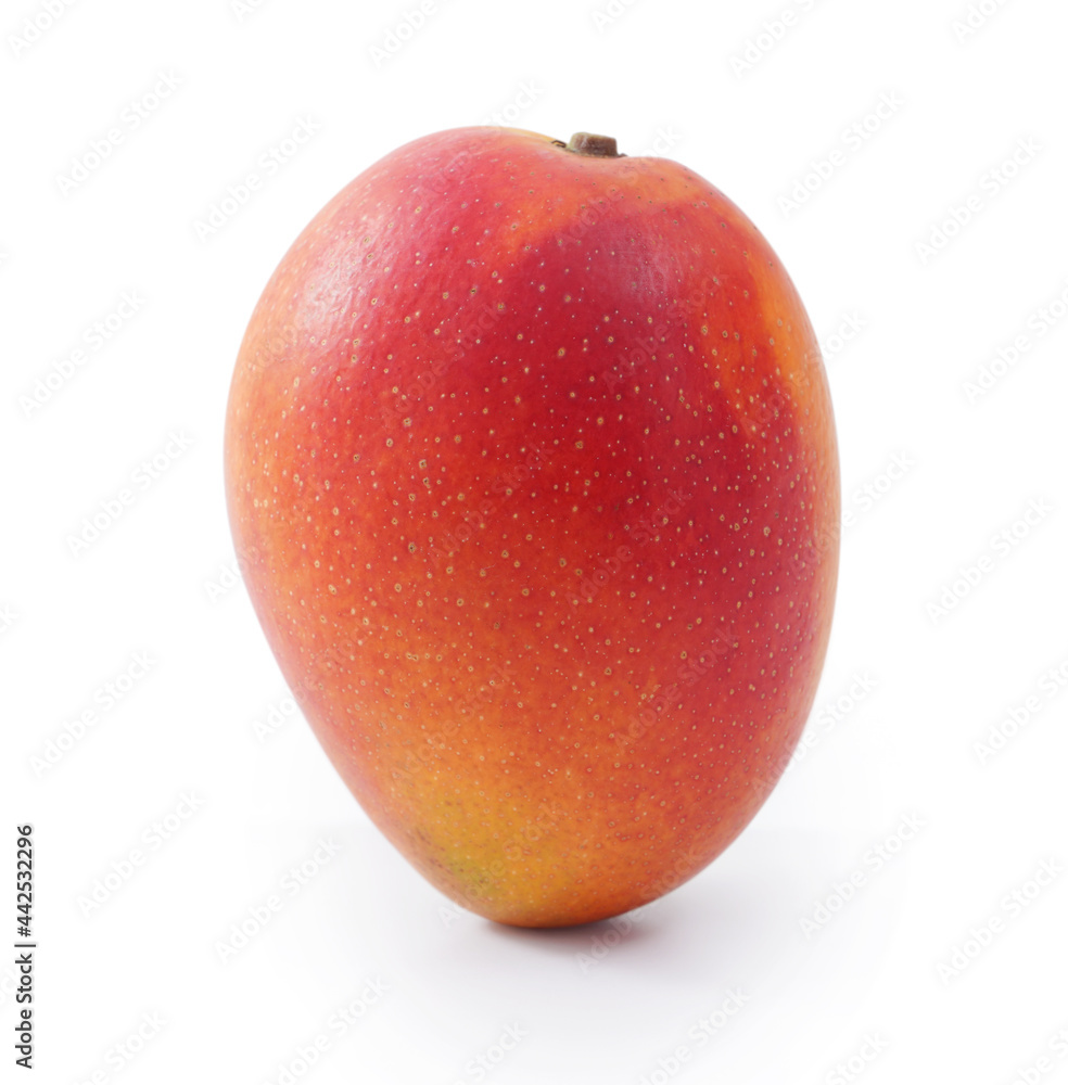 Beautiful delicious mango isolated on white table background. Beautiful delicious mango isolated on white table background.
