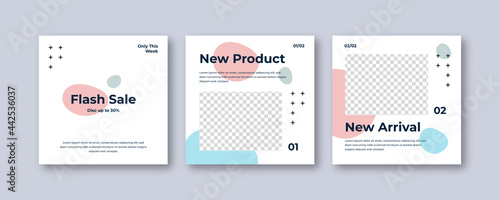 Baby fashion post banner template