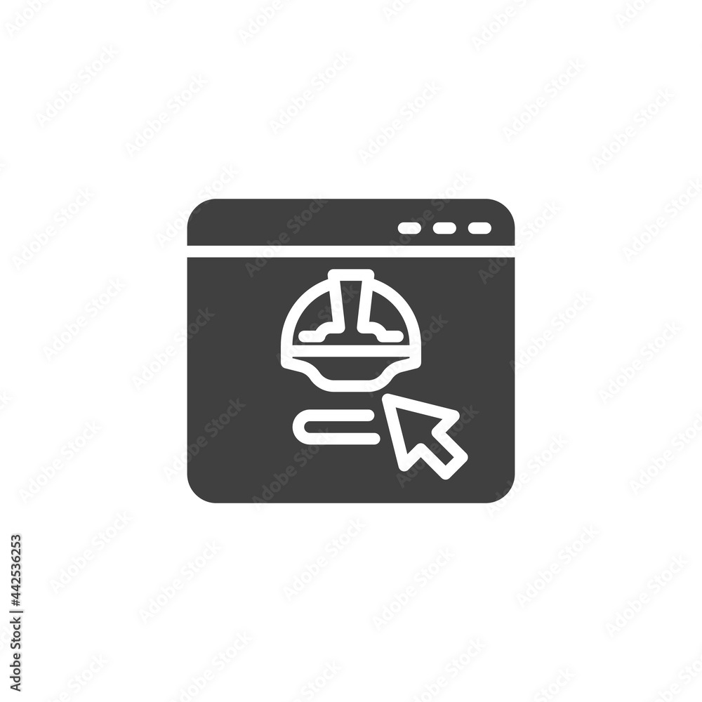 Construction and engineering vector icon Construction and engineering vector icon