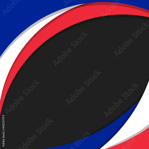 blue white red abstract background or template