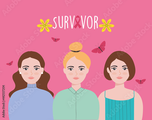 Cancer survivors illustration