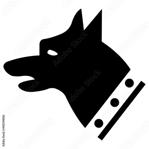 Gauge Dog Symbol Sign Isolate On White Background,Vector Illustration EPS.10