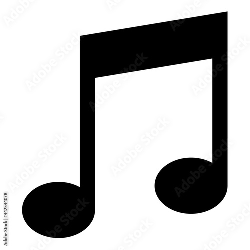 No Music Sing Isolate On White Background,Vector Illustration