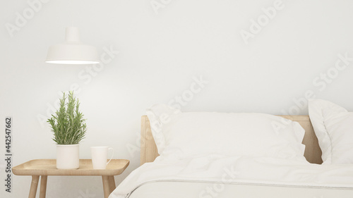 bedroom design for property development - 3D Rendering