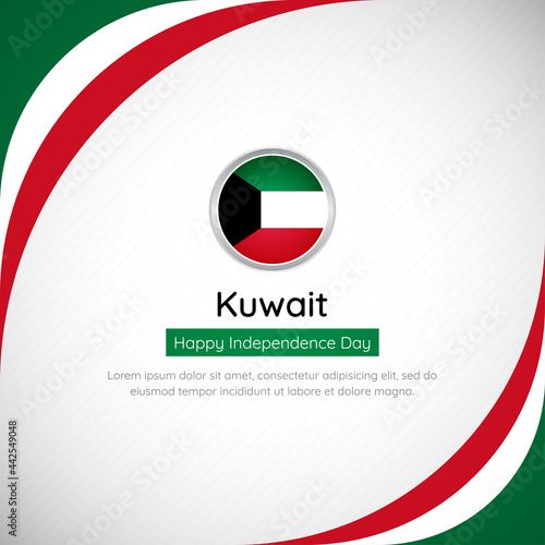 Abstract Kuwait country flag background with creative happy independence day of Kuwait vector illustration Free Download Abstract Kuwait country flag background with creative happy independence day of Kuwait vector illustration - GFXLoad