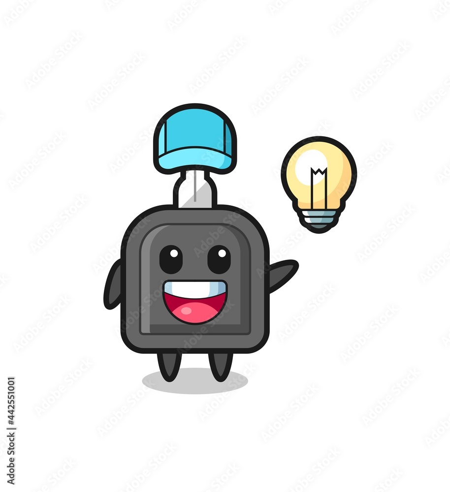 car key character cartoon getting the idea car key character cartoon getting the idea