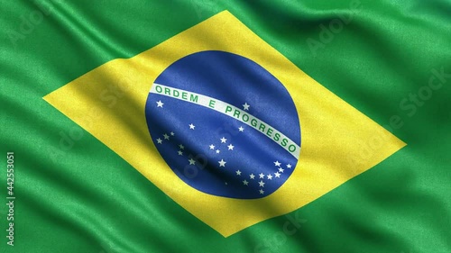Brazil Flag Seamless Loop