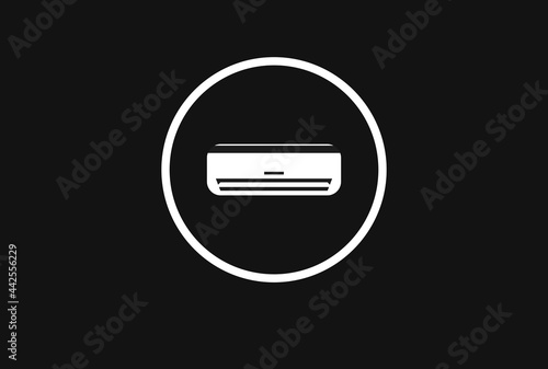 Air Conditioner Icon. Vector Illustration  for mobile concept and web design.