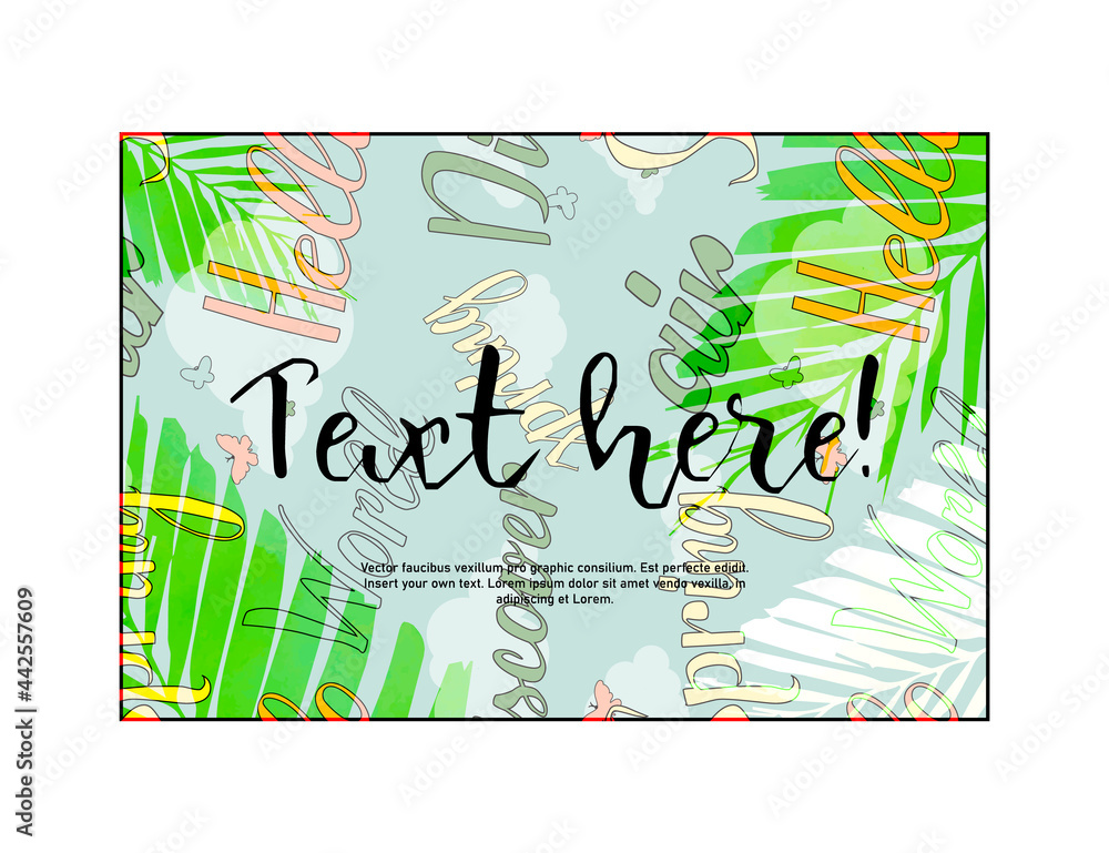 A banner for your text