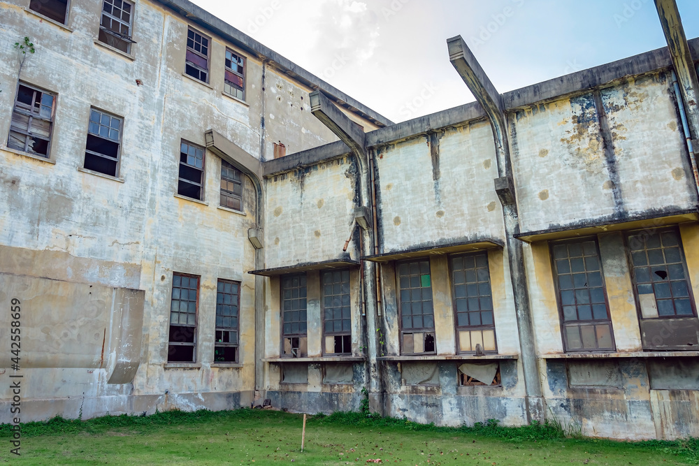 The old paper mill used to produce paper and banknotes during World War II, transformed into a new public attraction in Kanchanaburi, Thailand. (Cultural Economics with Tourism). Historical buildings. The old paper mill used to produce paper and banknotes during World War II, transformed into a new public attraction in Kanchanaburi, Thailand. (Cultural Economics with Tourism). Historical buildings.