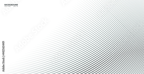Abstract warped Diagonal Striped Background. Vector curved twisted slanting, waved lines pattern. Brand new style for your business design