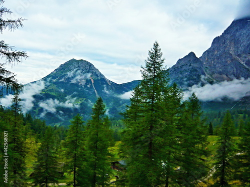 Austrian Alps-view from the station Dachstein Cable Car