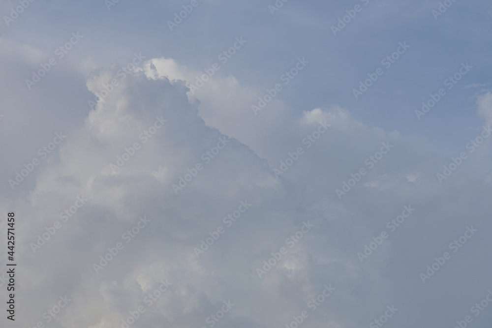 gray and white clouds are forming before a rainy on gray sky background in rainy season, rain sky gray and white clouds are forming before a rainy on gray sky background in rainy season, rain sky