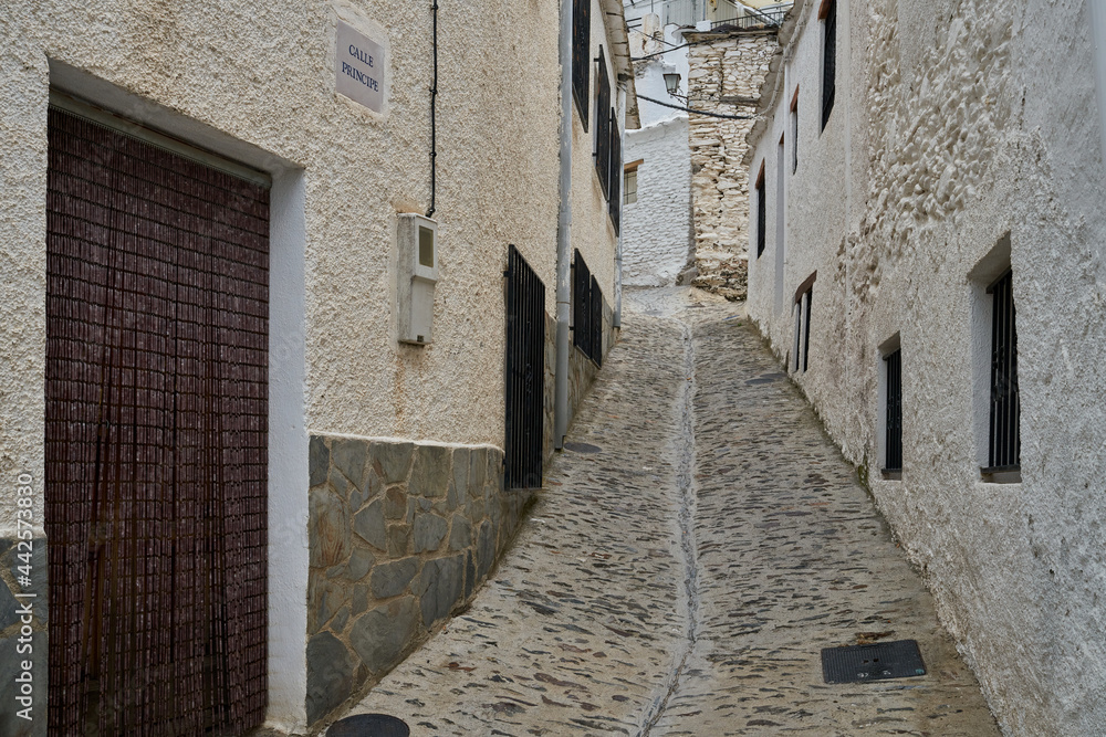 Streets of Pampaneira. Town located in the Alpujarra region, in the province of Granada.