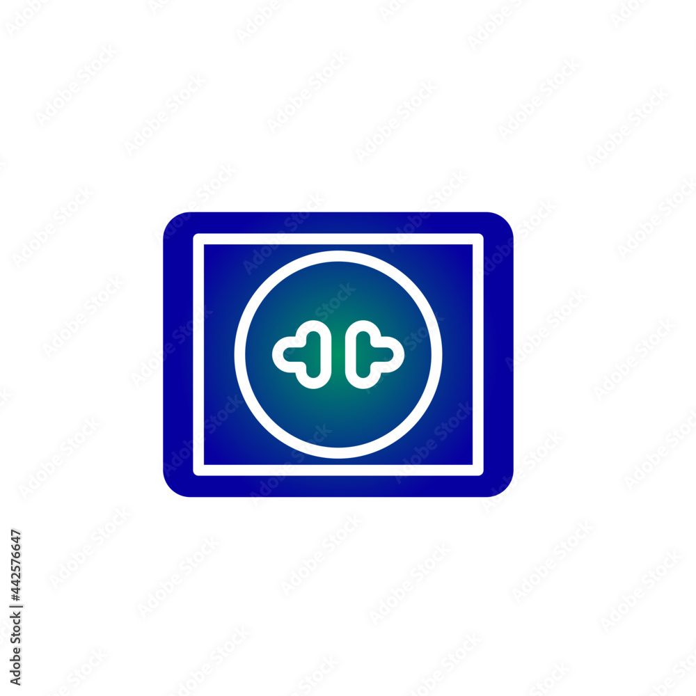 Electrical socket icon Electrical socket icon