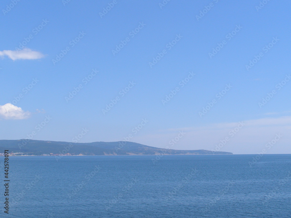 Black Sea in Bulgaria in summer