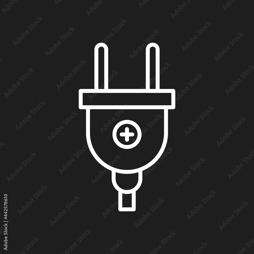 Electric plug icon Electric plug icon